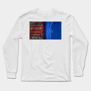 BESIDE the BLUE DOOR. Casablanca, Morocco Long Sleeve T-Shirt